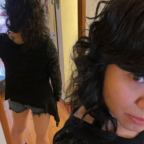 Frida Khalo Asymmetrical Tunic by Ay Guey Size Large - Picture 3 of 5